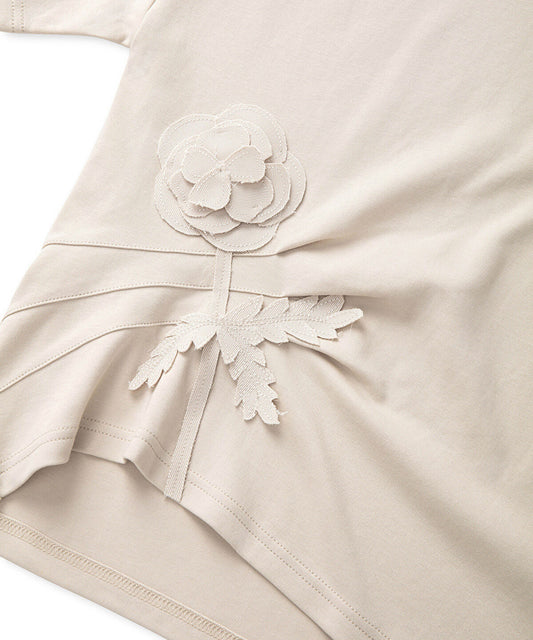Floral Applique T-Shirt