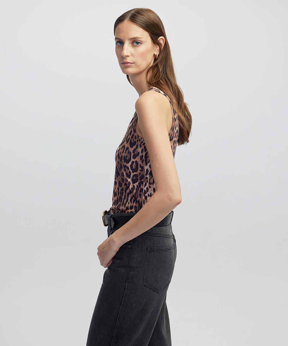 Animal Print Tank Top