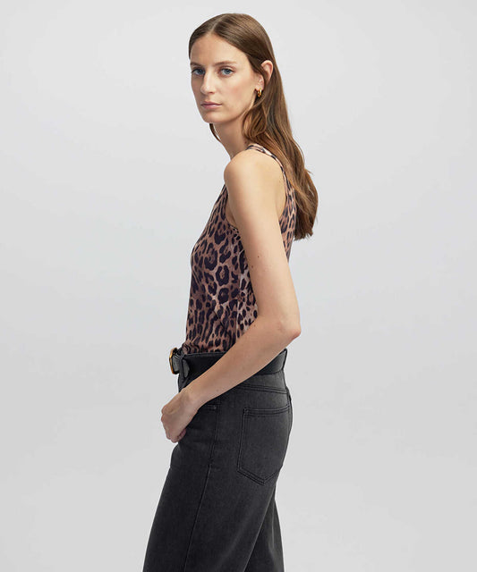 Animal Print Tank Top