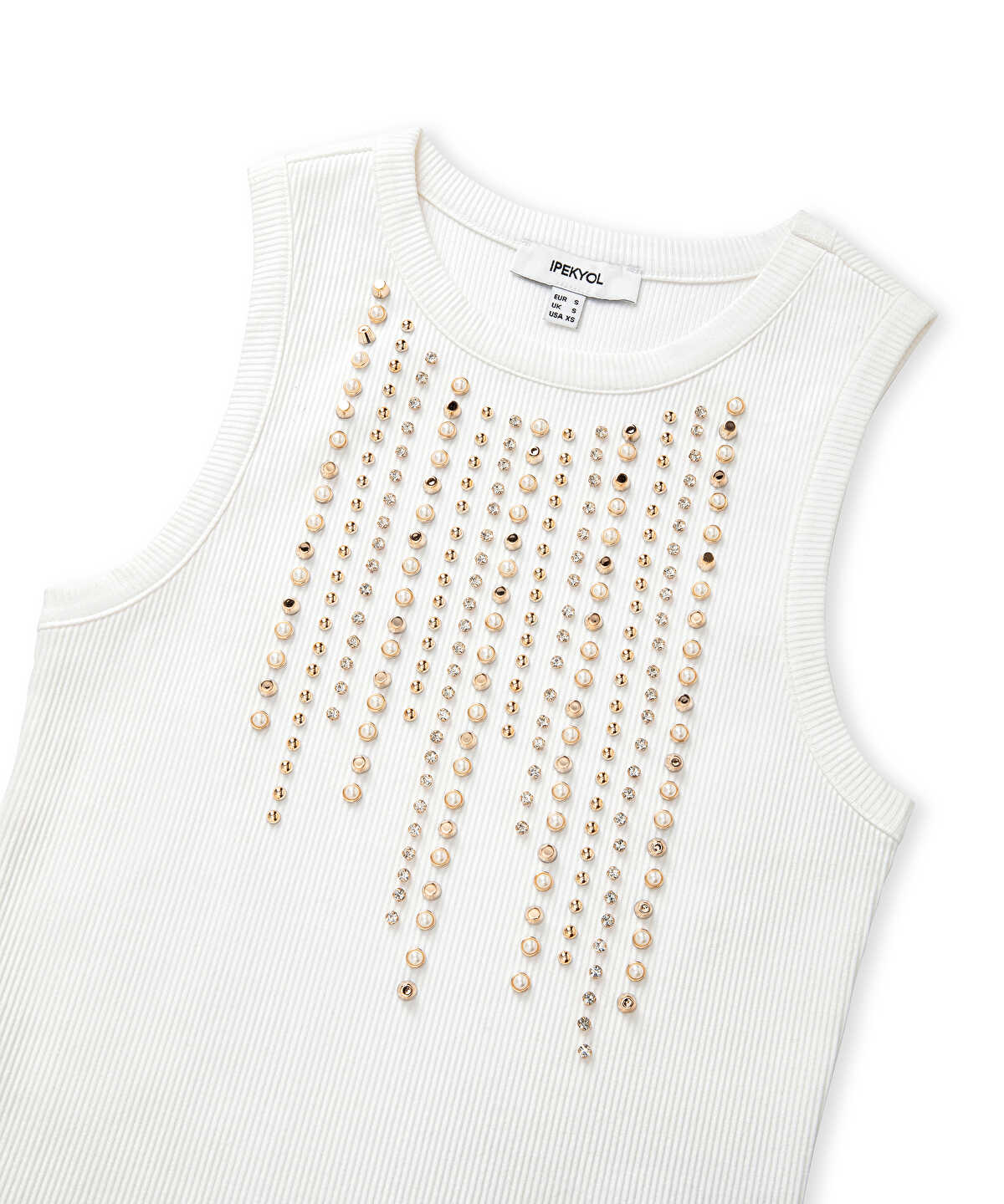 Zoomed Embellished Tank Top