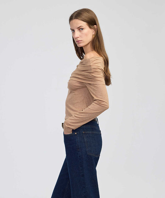 Off-the-Shoulder T-Shirt