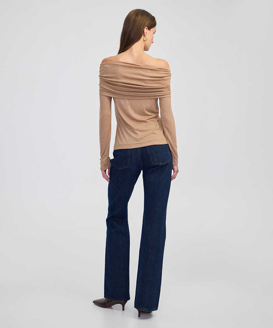 Off-the-Shoulder T-Shirt