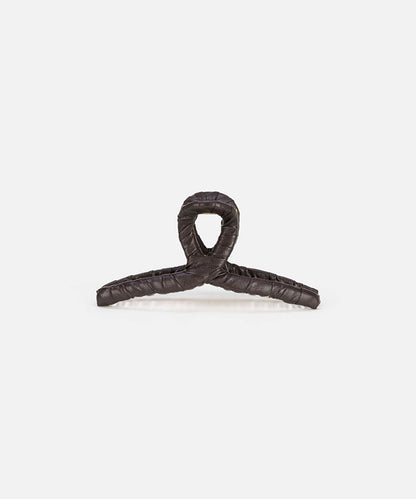 Leather-Effect Hair Clip