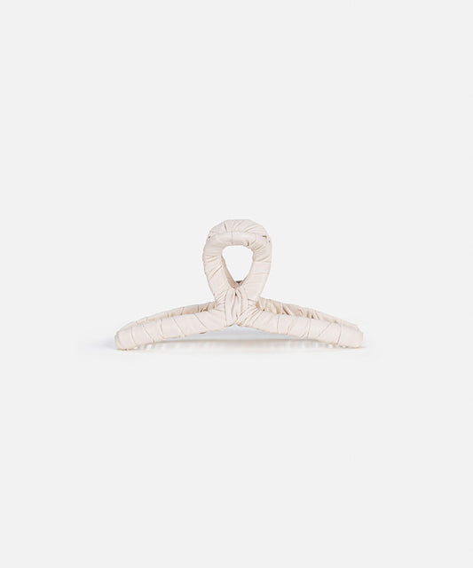 Leather-Effect Hair Clip