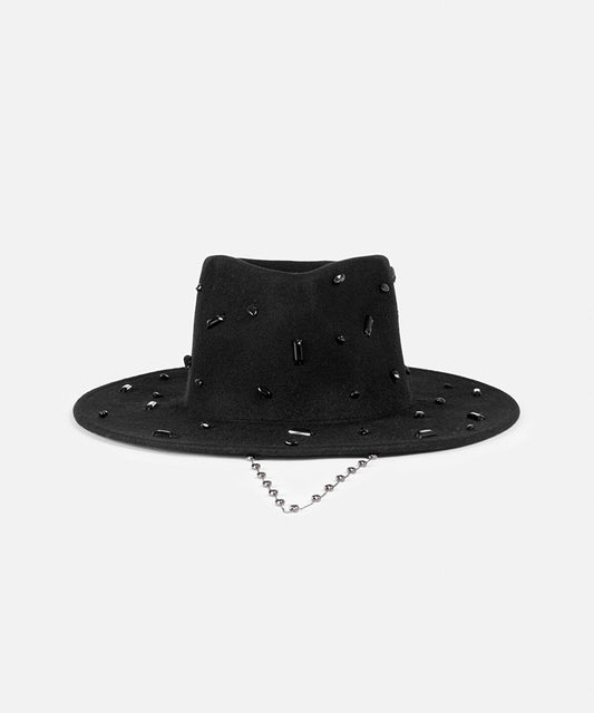 Embroidered Wool Hat