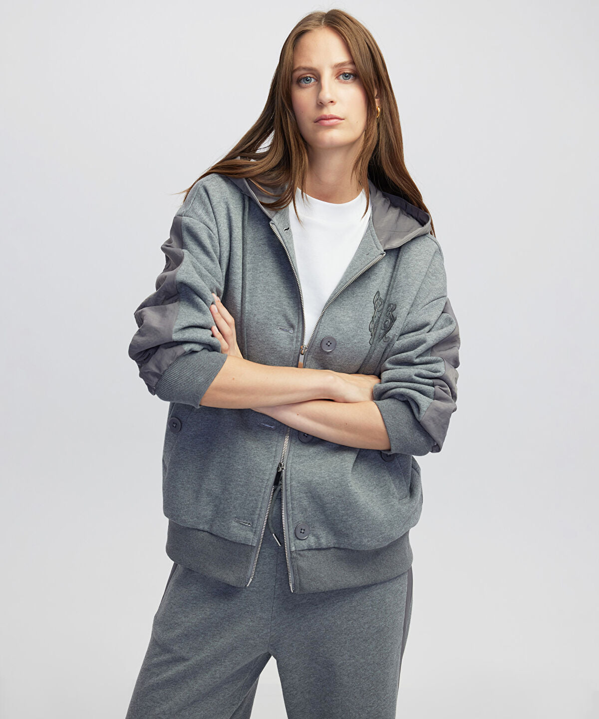 Zoomed Monogram Patch Sweatshirt