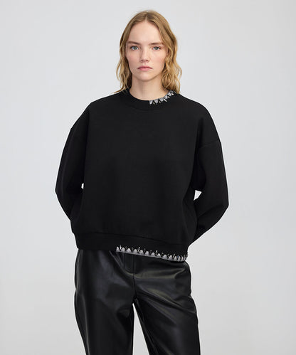 Rhinestone Sweatshirt 