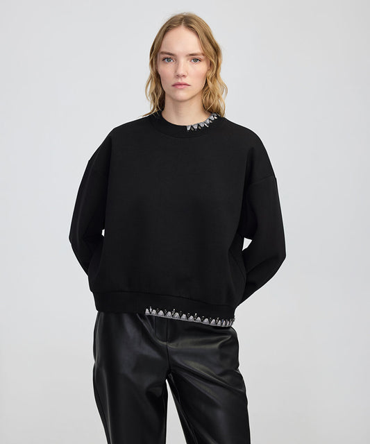 Rhinestone Sweatshirt 