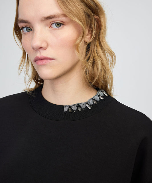 Rhinestone Sweatshirt 