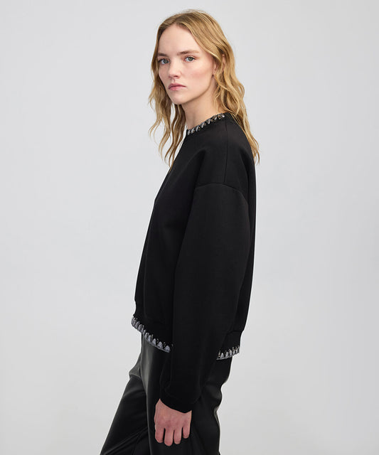 Rhinestone Sweatshirt 