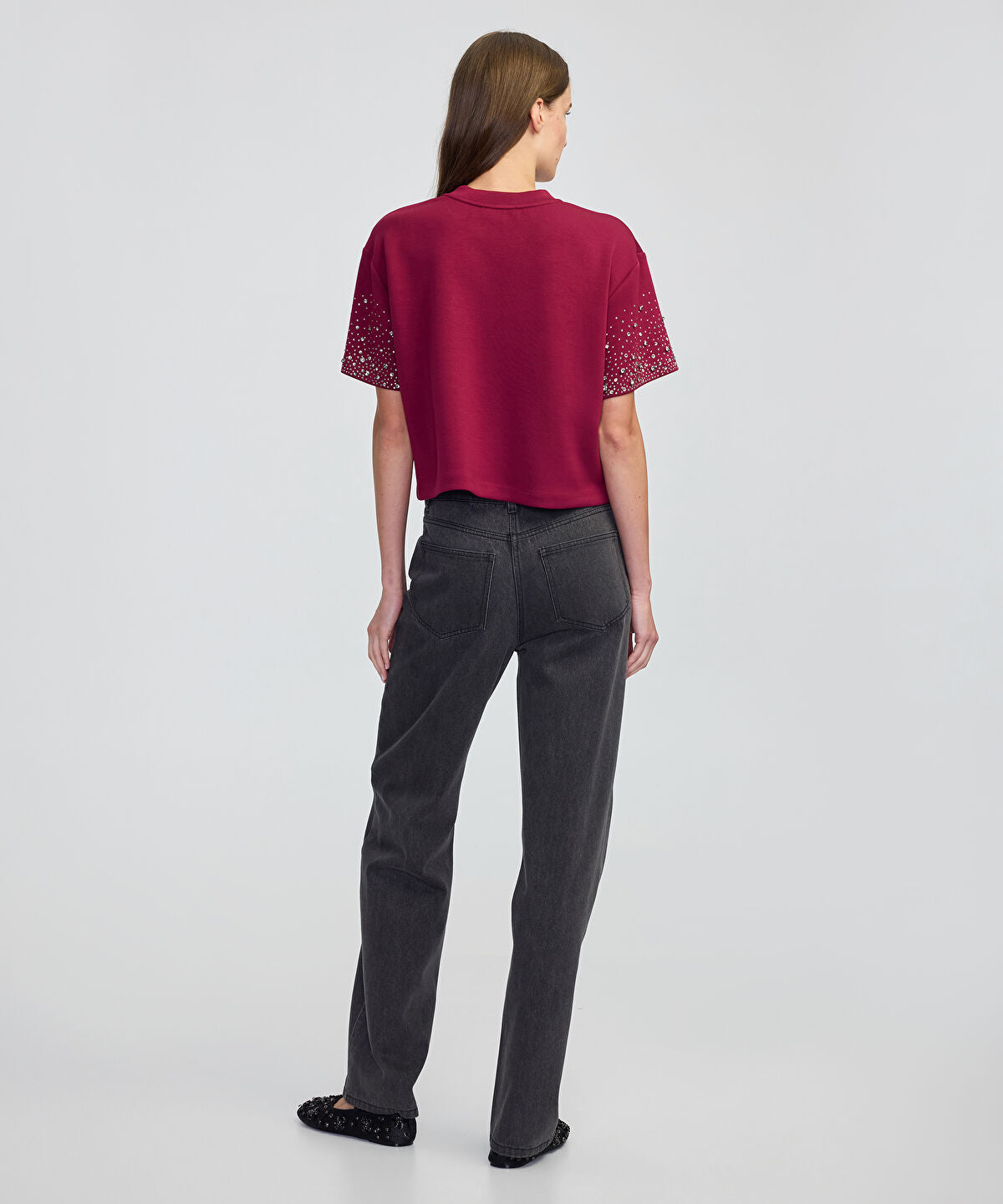 Zoomed Embellished Sweatshirt