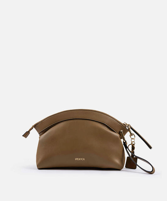 Monogram Buckle Clutch