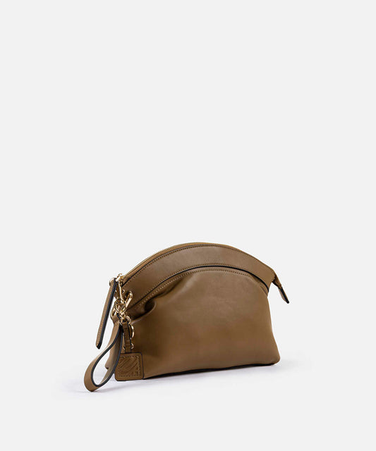 Monogram Buckle Clutch