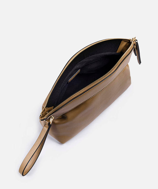 Monogram Buckle Clutch