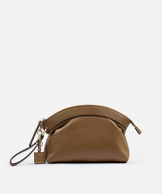 Monogram Buckle Clutch