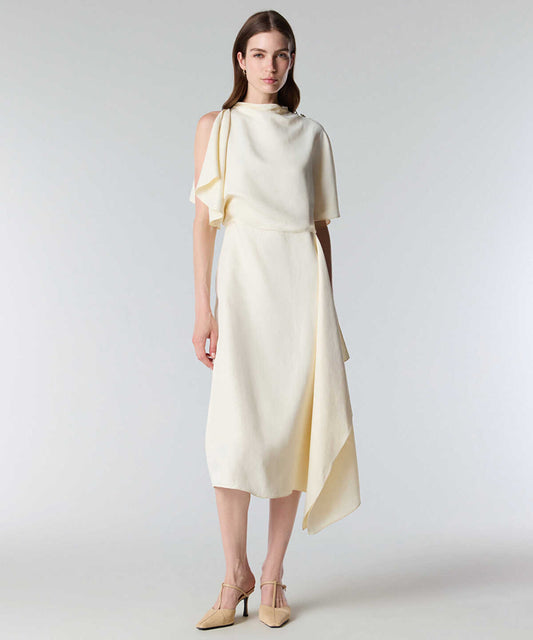 Embellished Asymmetric Dress