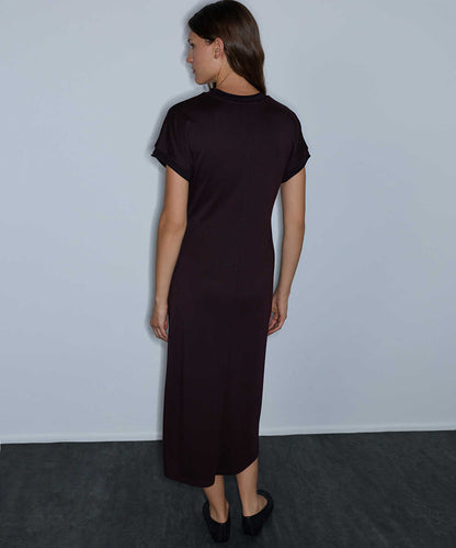 Tie-Waist Jersey Dress