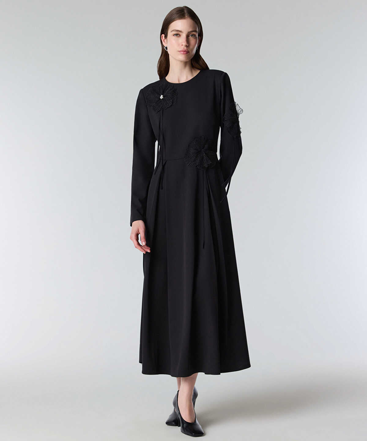 Floral Applique Dress