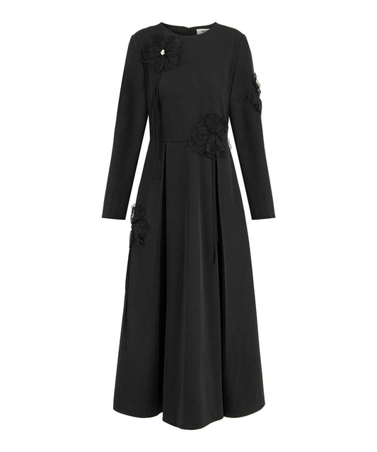 Floral Applique Dress
