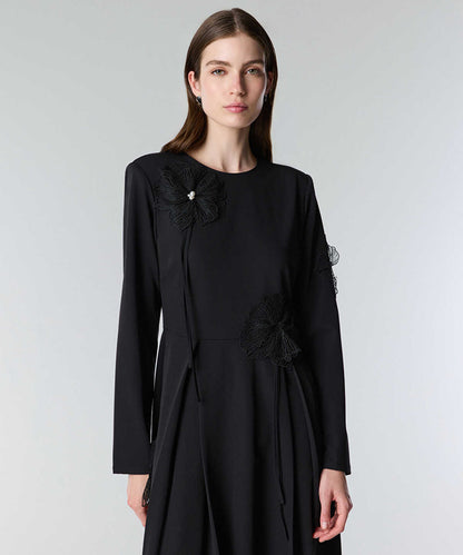 Floral Applique Dress