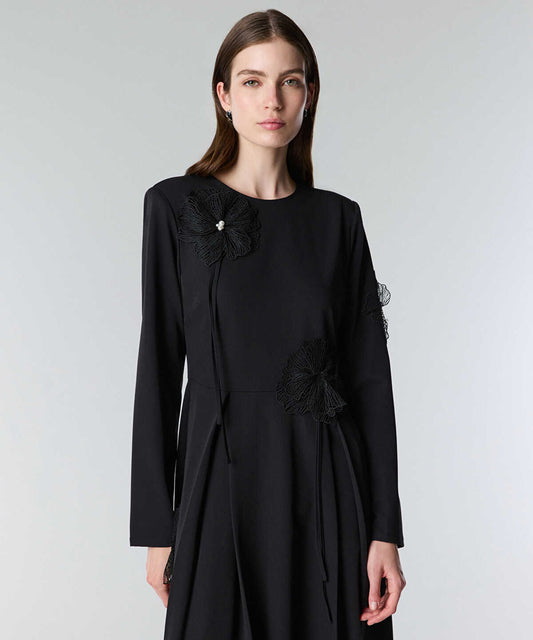 Floral Applique Dress