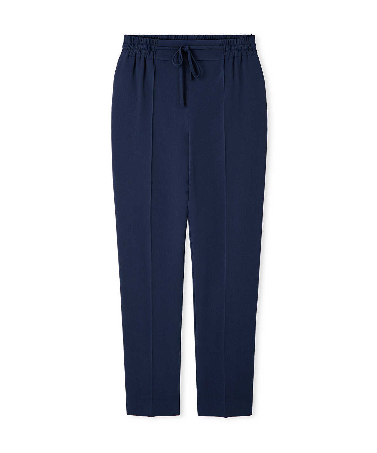 Zoomed Fine-Belted Carrot Trousers