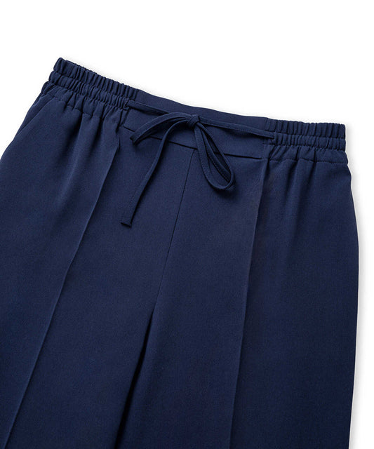 Fine-Belted Carrot Trousers