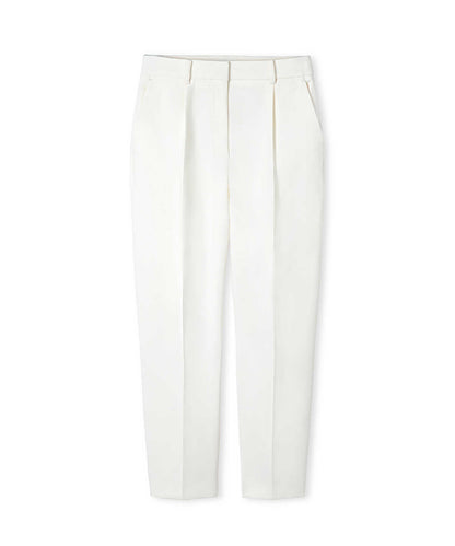 Pleat-Front Carrot Trousers