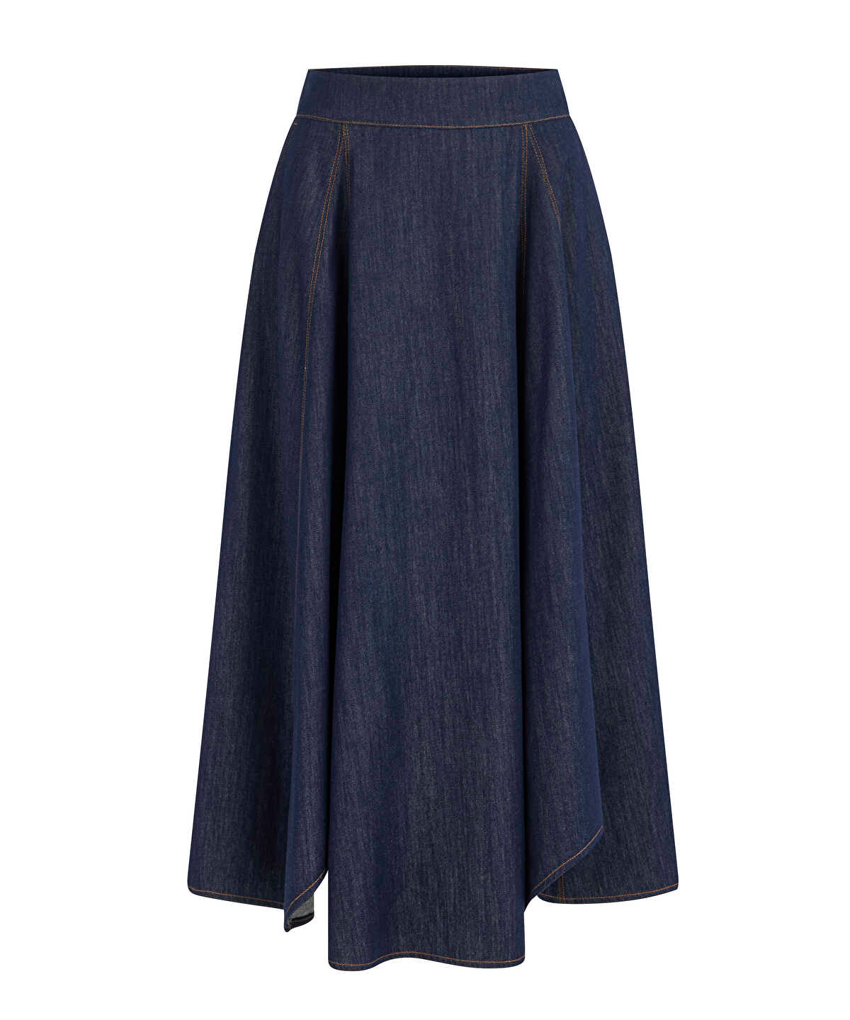 Midi Denim Skirt