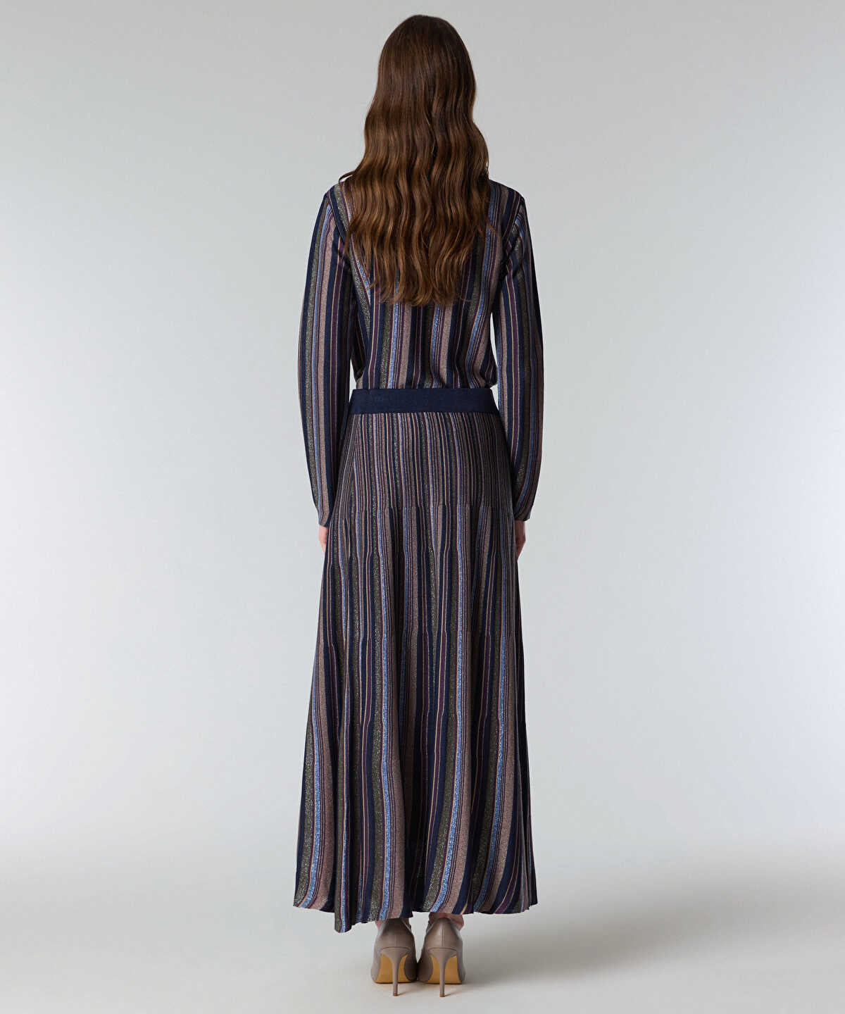 Zoomed Jacquard Knit Skirt