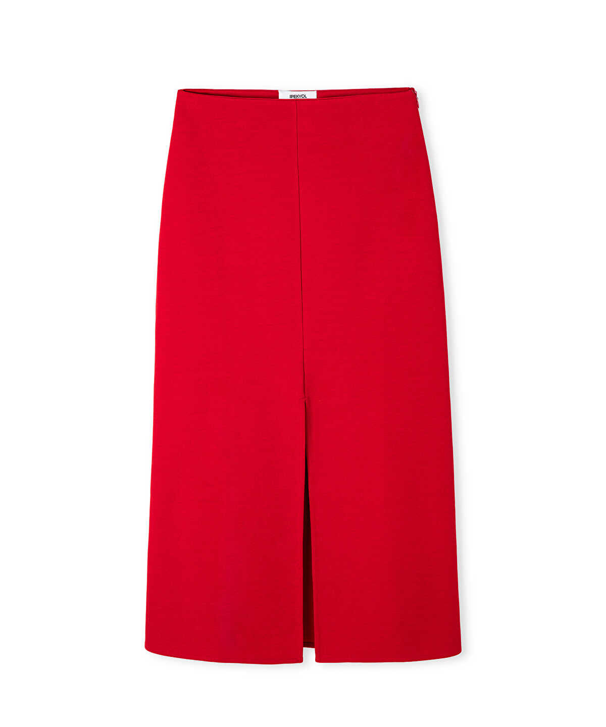 Zoomed Front-Slit Pencil Skirt