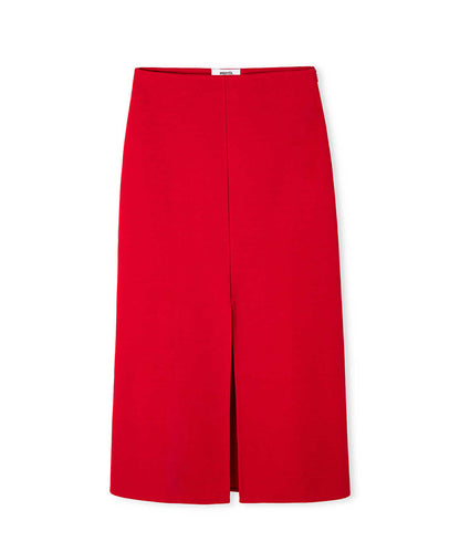 Front-Slit Pencil Skirt