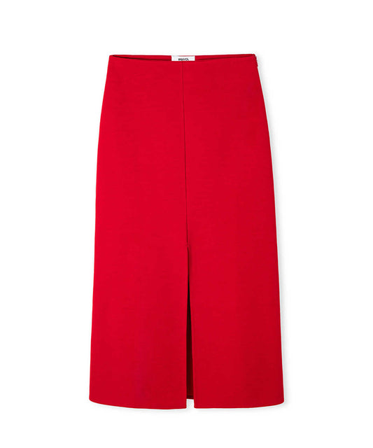 Front-Slit Pencil Skirt