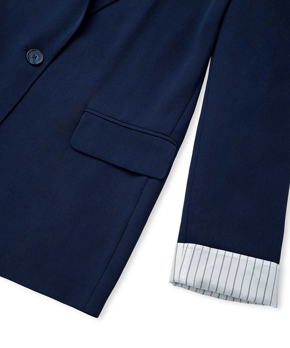 Zoomed Shoulder-Pad Blazer