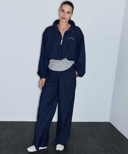 Two-Piece Effect Embroidered Blouse