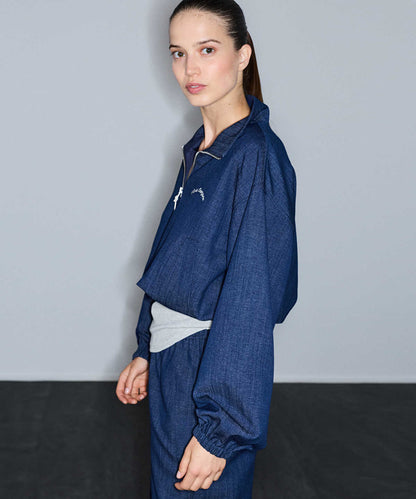 Two-Piece Effect Embroidered Blouse