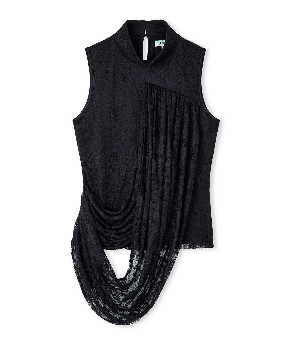 Zoomed Asymmetric Lace Blouse