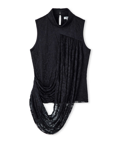 Asymmetric Lace Blouse