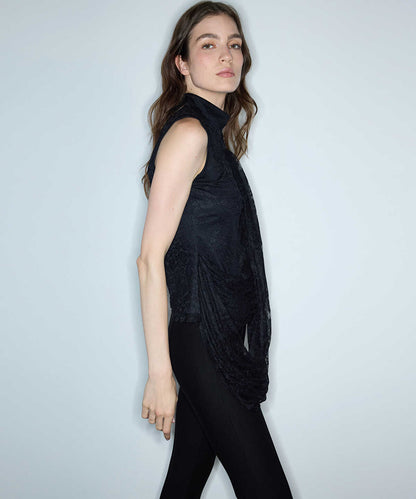 Asymmetric Lace Blouse