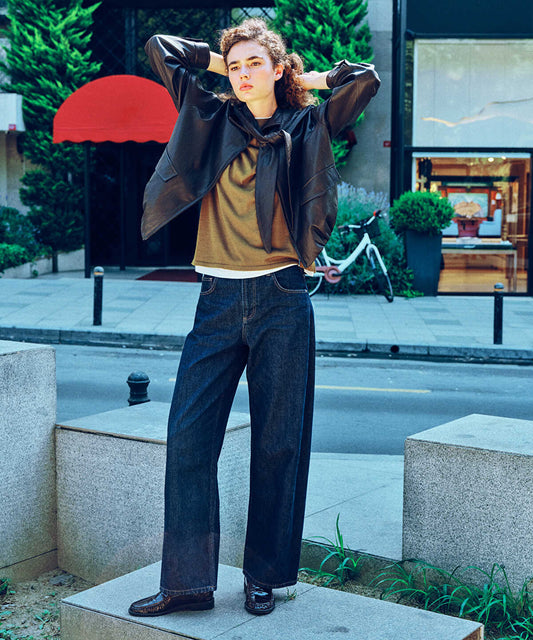 Barrel Jeans with Belt