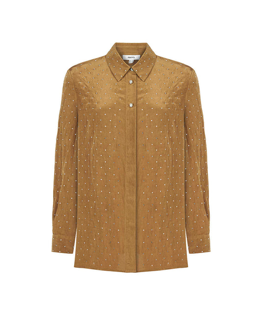 Rhinestone Embellished Shirt