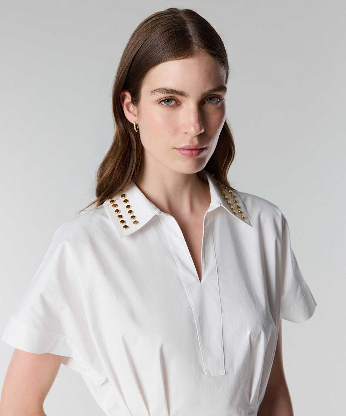 Zoomed Studded Poplin Shirt