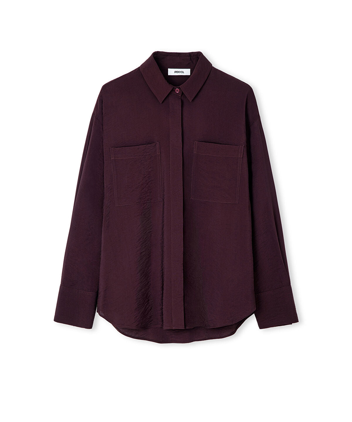 Crinkle-Effect Shirt