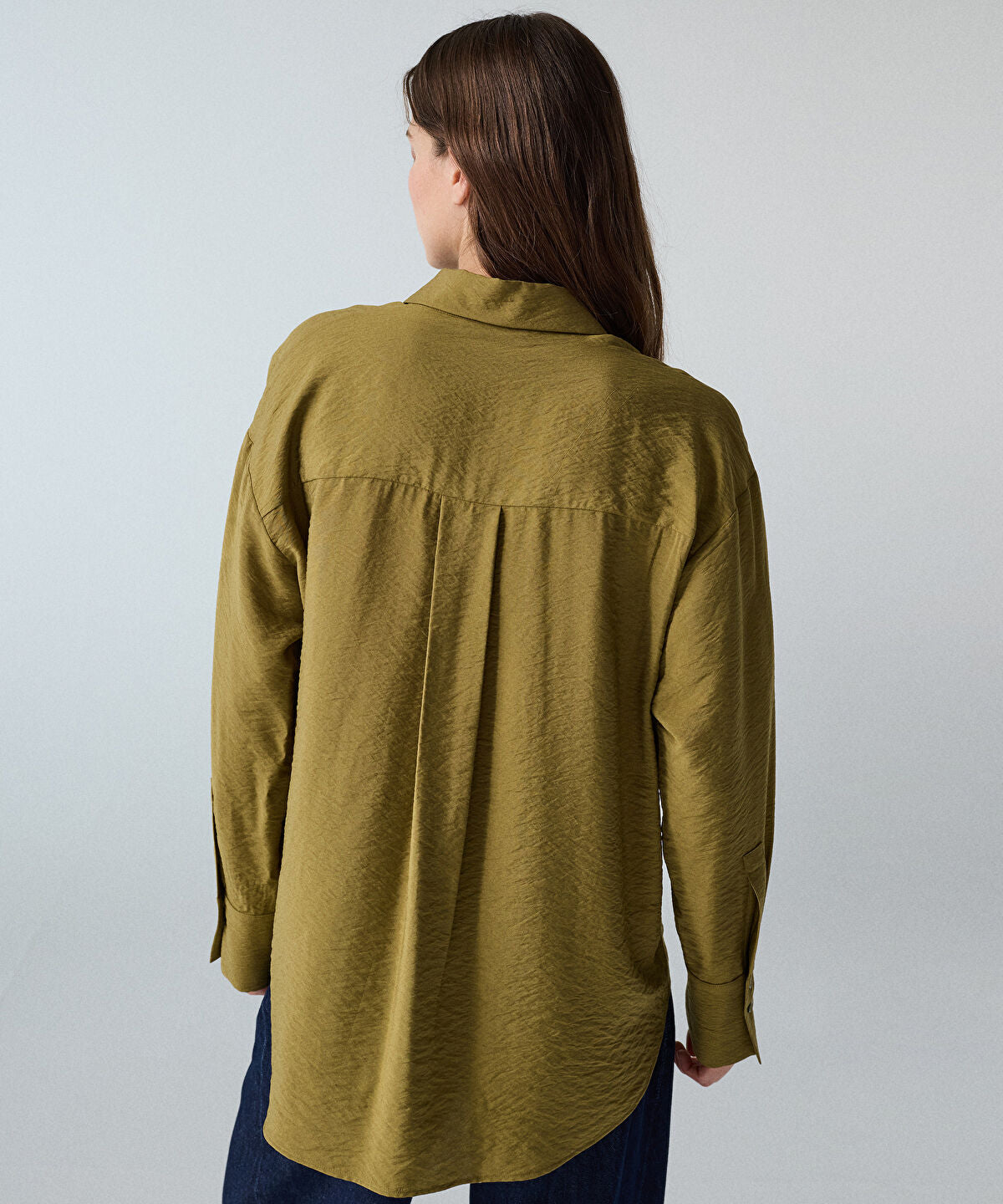 Crinkle-Effect Shirt