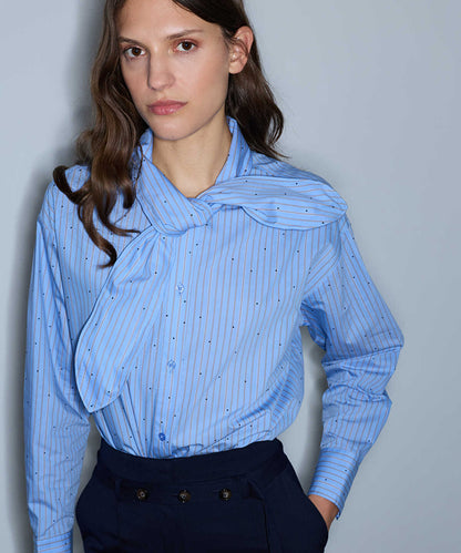 Tie-Neck Shirt