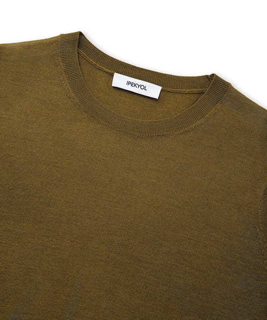 Basic Wool-Blend Knit Top