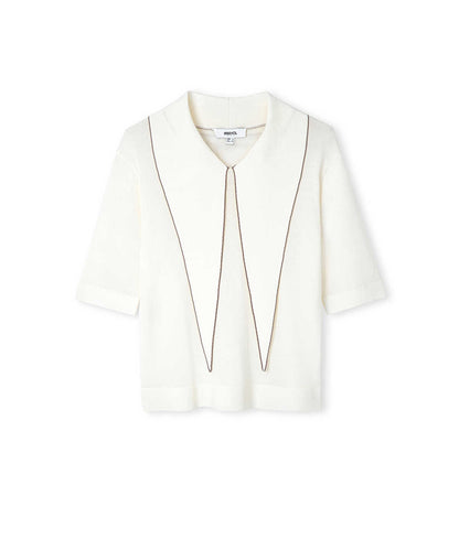 Tie-Neck Knit Top