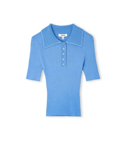 Polo Knit Top
