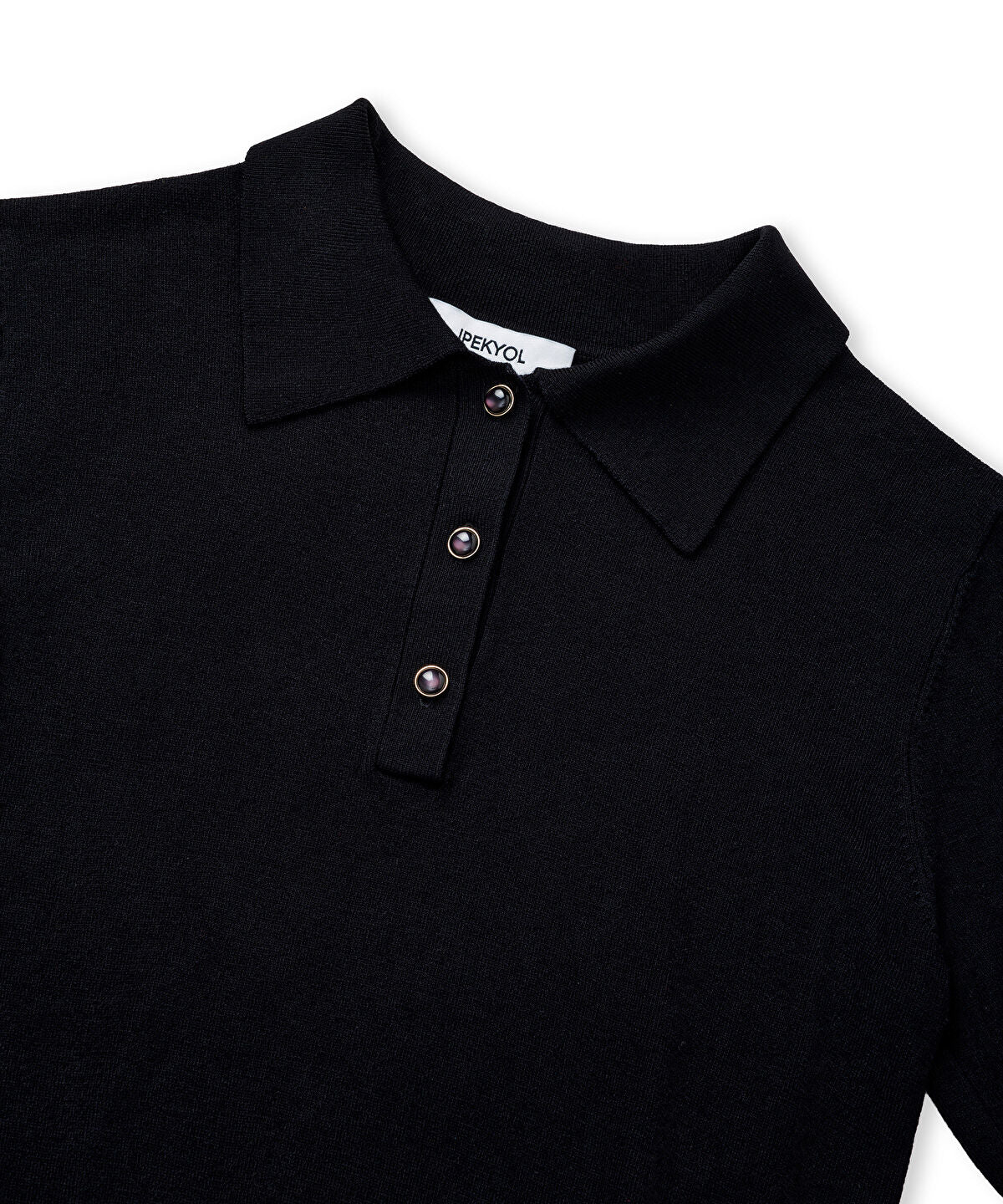 Polo Knit Top