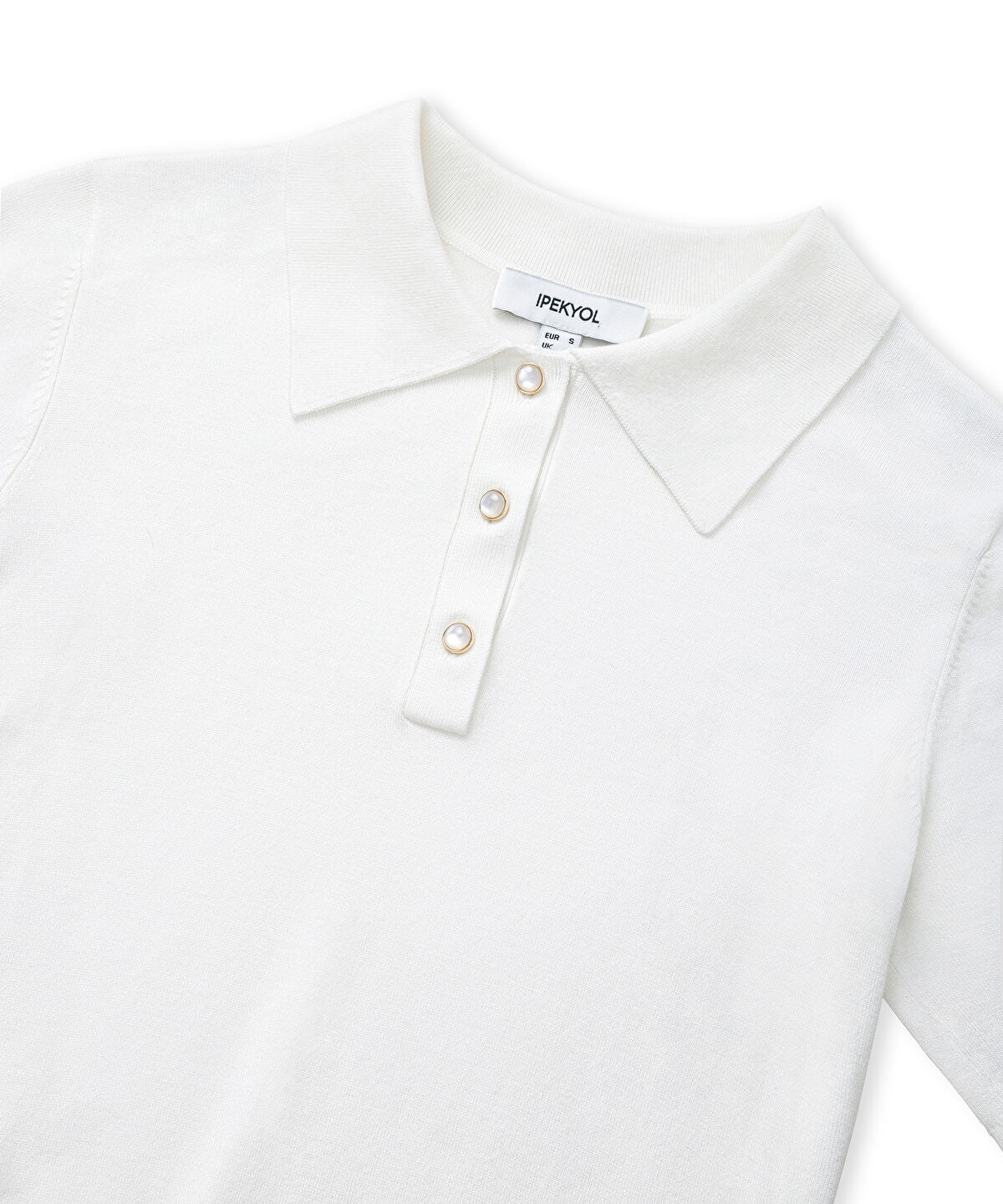 Zoomed Polo Knit Top